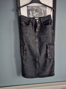 Denim midi skirt size EU 38