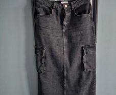Denim midi skirt size EU 38