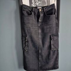 Denim midi skirt size EU 38