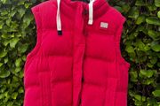 Superdry Red Hooded Gilet XL