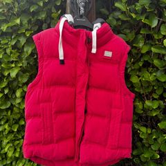 Superdry Red Hooded Gilet XL