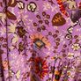 Ladies boho style pink floral dress Image 3