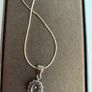 Silver & amethyst stone Image 2