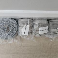 cat 5e cabling - 3 x 18.3M and 1 x 30M rolls sealed new