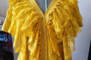 Yellow Lace Top