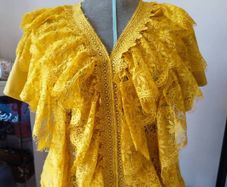Yellow Lace Top