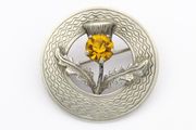 925 Vintage Ward Bros Sterling Silver Scottish Thistle Brooch
