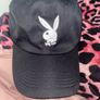 Black Playboy Cap Image 2