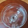 Vintage Duiske Glass Hand-Cut Footed Trifle / Dessert Bowl (Grape & Vine Pattern) Image 2