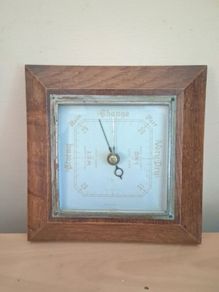 1930s Oak Wall Barometer