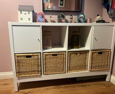 ikea kallax sideboard