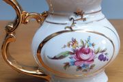 Vtg Czechoslovakia Jome Rose Floral Pattern Drinking Sipping Spa Cup Mug