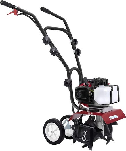 BU-KO 52CC Garden Petrol Tiller Engine 3HP 2 Strokes Lawn Soil Cultivator Rotovator Engine Lightweight Compact Powerful Sure Grip Handles Built to be Durable Dependable and Heavy Duty