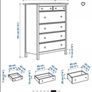Hemnes chest of 8 drawers Image 2