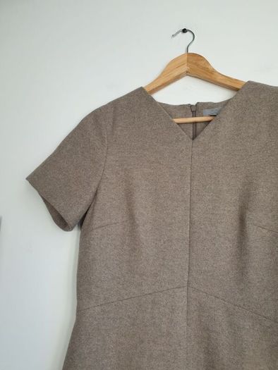 Cos Cashmere/wool Blend Dress Size Uk 10