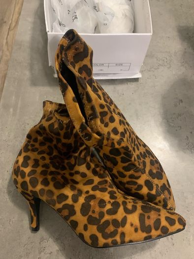 leopard print boots