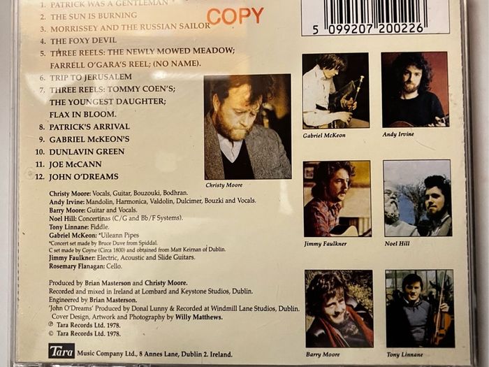 Christy  Moore  -  The Iron Behind The Velvet      CD