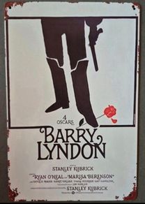 Vintage Style  Metal Sign. Barry lyndon, film advertisement.