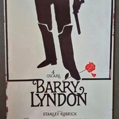 Vintage Style  Metal Sign. Barry lyndon, film advertisement.