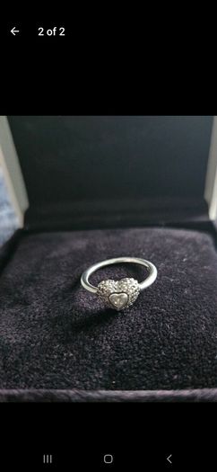 Pandora ring heart