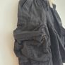 3years, Next Boys Black Cargo Utility Shorts Image 3