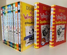 Diary of a Wimpy Kid Box Set Double Down Jeff Kinney 12 Books Great Condition