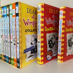 Diary of a Wimpy Kid Box Set Double Down Jeff Kinney 12 Books Great Condition