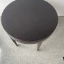 Unique Unusual Solid Wooden round coffee table with crackle glaze top Image 3