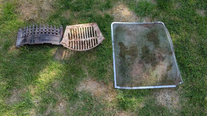 fire grate, fire front and safety grill