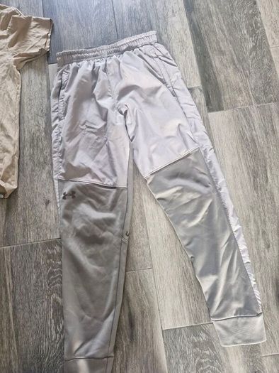 Grey Under Armour tracksuit pants
