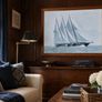 Large Framed Beken Of Cowes Creole 1939 Yacht Print 88cm By 68cm Image 6