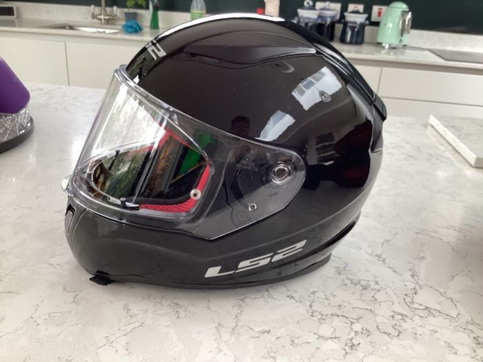 Motorbike clothing and helmet