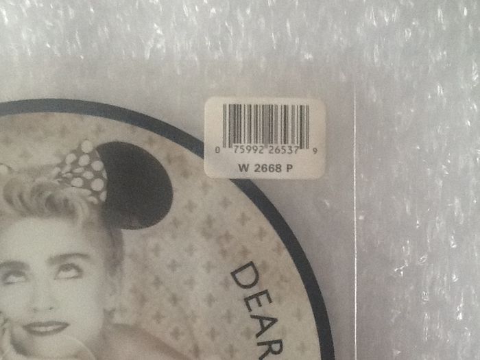 Madonna Dear Jessie Picture Disc