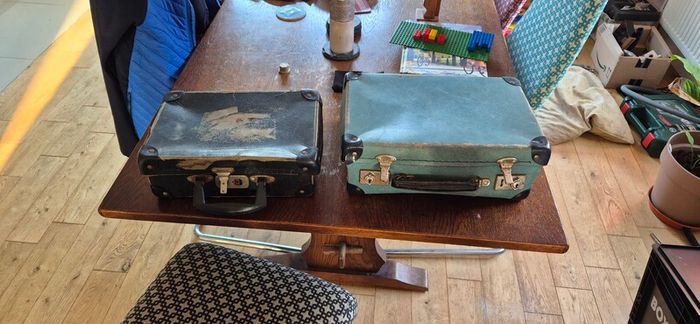 Old style suitcases