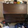 Wooden old desk (Vintage maybe?) Image 5