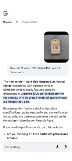 Garden Umbrella used once