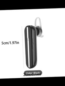 Bluetooth Earpiece for Cell Phones Wireless V5.0 Hands Free Headset Noise Canceling Mic 24Hrs Talking 1440Hrs Standby Compatible with Mobile Phone Tablet Laptop for Work
