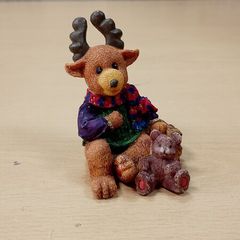 Bear and moose ornament