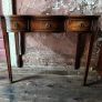 A Shereton serpentine Writing Desk Image 6