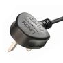 Lindy 0.7m UK 3 Pin Plug to IEC C13 mains power Cable, Black - NEW Image 2