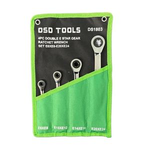 DSD Tools 4-Piece Double E-Star Gear Wrench Set