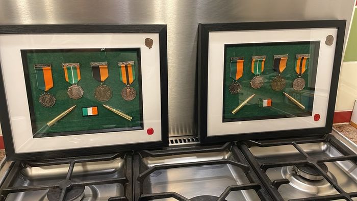 Collection of Irish Medals. 1916-1966-1921-1971