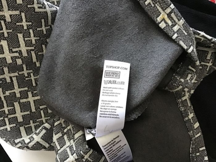 Black and white Topshop dress - sz 14