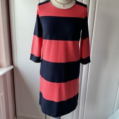 dress Bnwt Tommy Hilfiger dress 100% cotton size medium navy striped