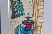 Original Art Picssso Style Meets Roman plaza contemporary Irish Art abstract painting