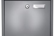 Furnished Wall Mounted Post Box - Large Mail Box Outdoor Weather Resistant Postbox Galvanized Steel Lockable Letterbox Top Loading Mailbox with Cylinder Lock MULTIPLE COLOURS AVAILABLE (FREE POSTAGE)
