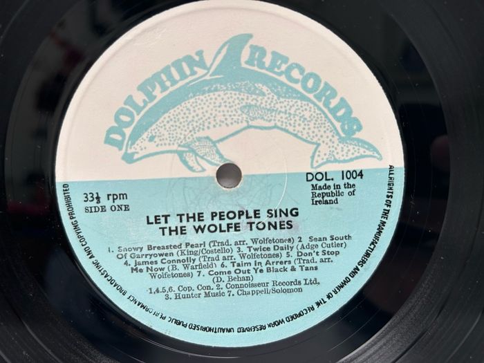 Wolfe Tones Let The People Sing LP 1972 Irish Press DOL 1004 A1/B1 + Insert