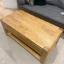 Solid Oak Coffee Table Image 5