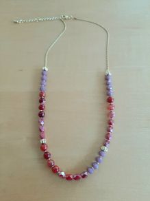 Avoca fine stone necklace BN