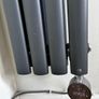 Oil-filled Ecostrad vertical double panel electric rad 1200W Image 3
